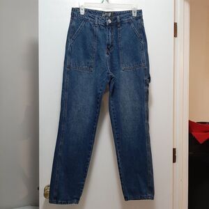 Monkey Ride Jeans Straight Leg Rodeo Carpenter Teens size 3